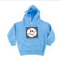 Checkers Smiley - (Choose Your Sports Ball) - Child Hoodie