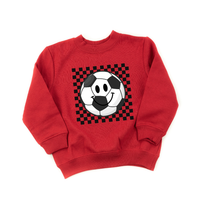 Checkers Smiley - (Choose Your Sports Ball) - Child Sweater