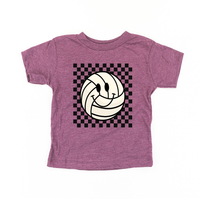 Checkers Smiley - (Choose Your Sports Ball) - Child Tee