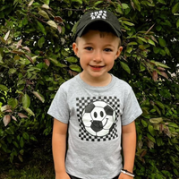 Checkers Smiley - (Choose Your Sports Ball) - Child Tee