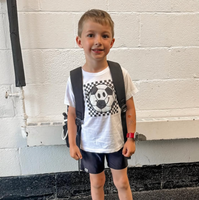 Checkers Smiley - (Choose Your Sports Ball) - Child Tee