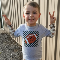 Checkers Smiley - (Choose Your Sports Ball) - Child Tee