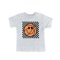 Checkers Smiley - (Choose Your Sports Ball) - Child Tee