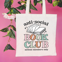 Book Lover Totes - (Multiple Design options)