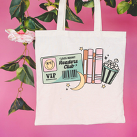 Book Lover Totes - (Multiple Design options)