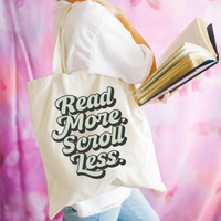 Book Lover Totes - (Multiple Design options)