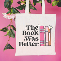 Book Lover Totes - (Multiple Design options)