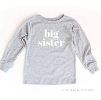 Big Sister - Original - Child Long Sleeve Tee