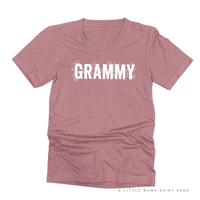 (Choose Your Grandma Name) - Floral Design - Unisex Tee