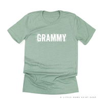(Choose Your Grandma Name) - Floral Design - Unisex Tee