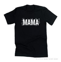 (Choose Your Grandma Name) - Floral Design - Unisex Tee