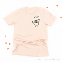 Sign Language - I Love You - Unisex Tee