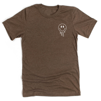 Living My Best Counselor Life - Melty Smiley (pf & b) - Unisex Tee