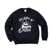 We Ride at Dawn - (Choose Your Mower) - Basic Fleece