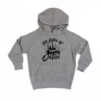 We Ride at Dawn - (Choose Your Mower) - Child Hoodie