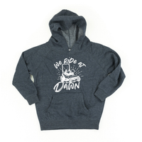 We Ride at Dawn - (Choose Your Mower) - Child Hoodie