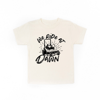 We Ride at Dawn - (Choose Your Mower) - Child Tee
