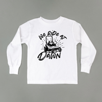We Ride at Dawn - (Choose Your Mower) - Child Long Sleeve Tee