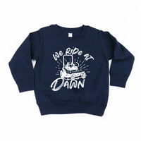 We Ride at Dawn - (Choose Your Mower) - Child Sweater