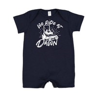 We Ride at Dawn - (Choose Your Mower) - Shorts Romper