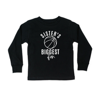 Sister's Biggest Fan - (Choose your Sport) - Child Long Sleeve Tee