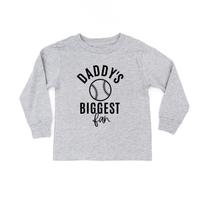 Daddy's Biggest Fan - (Choose your Sport) - Child Long Sleeve Tee