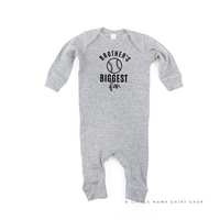 Brother's Biggest Fan - (Choose your Sport) - Baby Sleeper