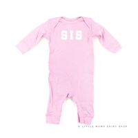 Varsity 'Sis' Sibling Tees - (Choose Your Role) - Baby Sleeper