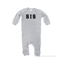 Varsity 'Sis' Sibling Tees - (Choose Your Role) - Baby Sleeper
