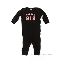 Varsity 'Sis' Sibling Tees - (Choose Your Role) - Baby Sleeper