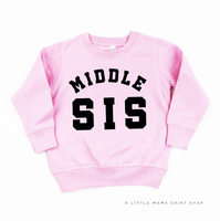 Varsity 'Sis' Sibling Tees - (Choose Your Role) - Child Sweater