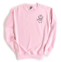 Sign Language - I Love You - Basic Fleece