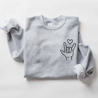 Sign Language - I Love You - Basic Fleece