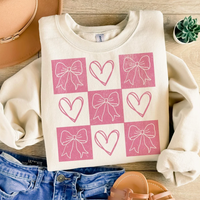 Hearts & Bows - Valentine's Shirt & Crewneck