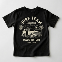 THE SURF TEAM TEE - BLACK
