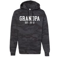 Midweight Father's Day HOODIE - EST. - Select Your Name and Year