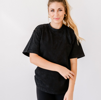 Essential Heavyweight MAMA Tee - Tone on Tone Embroidered