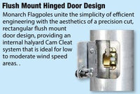 Monarch Series Internal Halyard Flagpoles