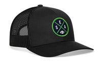 Seattle Football Trucker Hat  |  SEA X Snapback