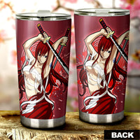 Sexy Girl Erza Scarlet Tumbler Cup Custom