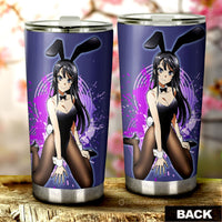 Sexy Girl Mai Sakurajima Tumbler Cup Custom Bunny Girl Senpai