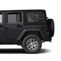 Flag Rear Window Jeep Graphic