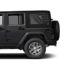 Flag Rear Window Jeep Graphic
