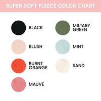 Embroidered SUPER-SOFT Fleece - Enter Your Custom Name - Outline Name