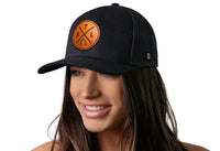 St. Louis Trucker Hat Leather  |  Black STL X Snapback