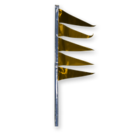 Metallic Antenna Totem Flag Replacement (4" x 12")-TM5