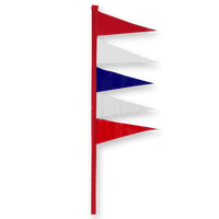 Plasticloth Deco Flag Replacements Assorted TT2