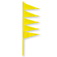 Plasticloth Deco Flag Replacements Assorted TT2
