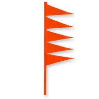 Plasticloth Deco Flag Replacements Assorted TT2