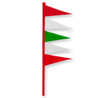 Plasticloth Deco Flag Replacements Assorted TT2